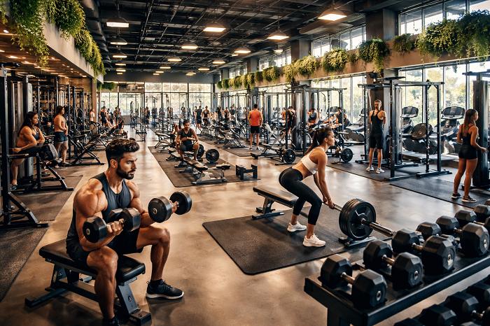 Modern Gym Equipment